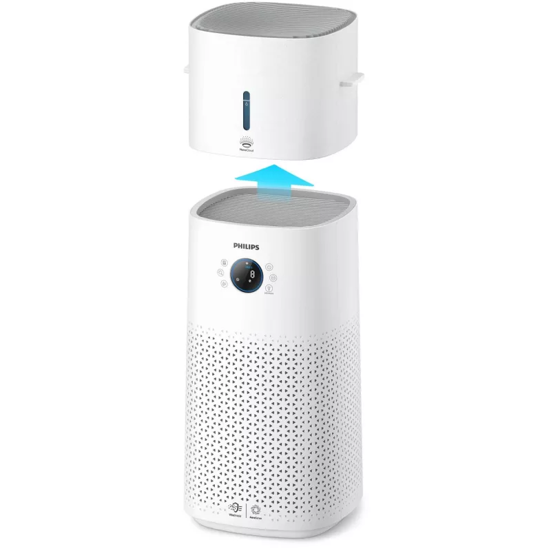 Luchtreiniger Philips 3000-serie AC3737 voor 131 m², 505 m³/h, 55 dB, 42 W, wit
