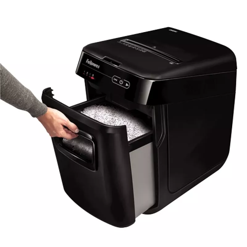 Fellowes AutoMax 200M papiersnipper Micro-Cut zwart