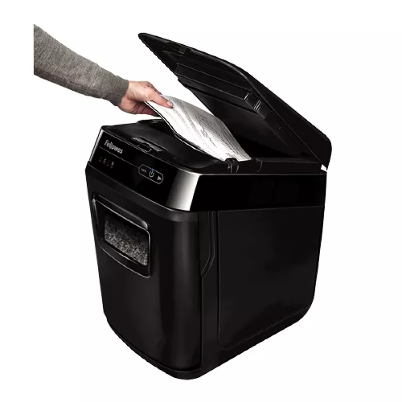 Fellowes AutoMax 200M papiersnipper Micro-Cut zwart