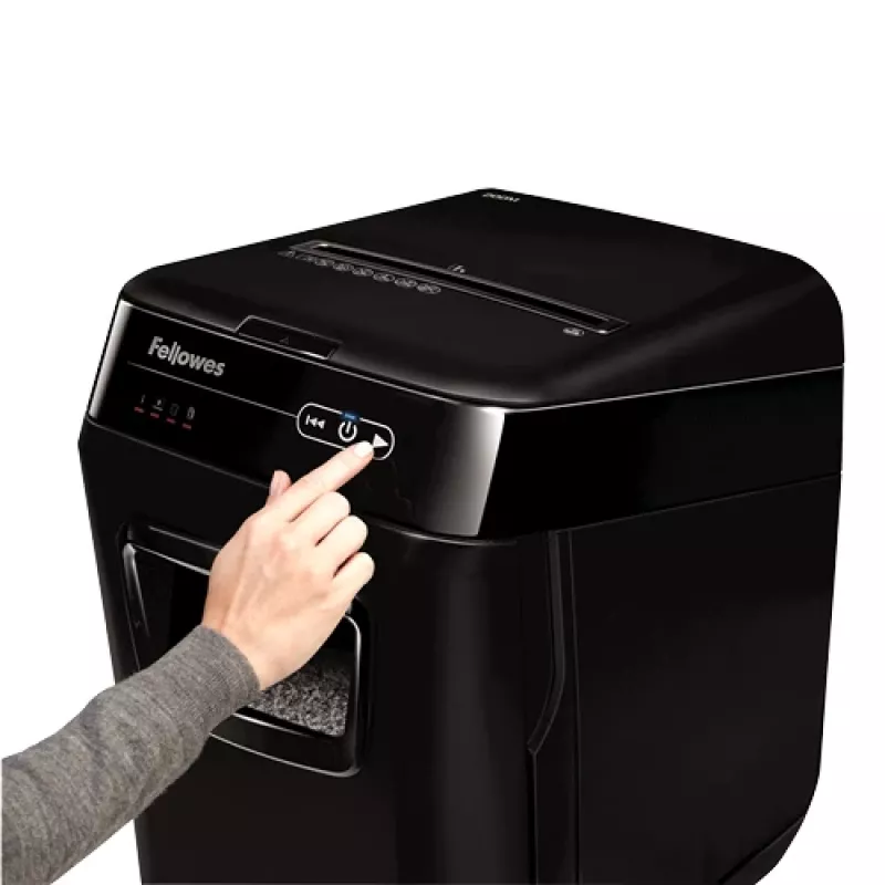 Fellowes AutoMax 200M papiersnipper Micro-Cut zwart