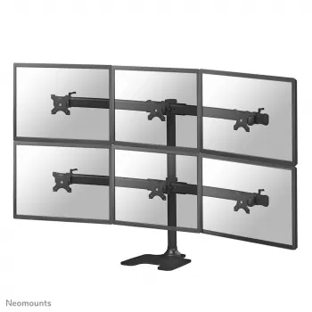 Neomounts FPMA-D700DD6 monitorstandaard 10-27 inch, vrijstaand/bureau montage, 8 kg, 25,4 cm (10 inch), 68,6 cm (27 inch), 100 x 100 mm, zwart