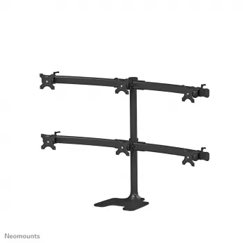 Neomounts FPMA-D700DD6 monitorstandaard 10-27 inch, vrijstaand/bureau montage, 8 kg, 25,4 cm (10 inch), 68,6 cm (27 inch), 100 x 100 mm, zwart