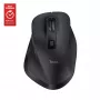 TRUST Fyda Office ergonomische rechter draadloze muis – RF + Bluetooth 5.2 – optisch 2400 DPI – 6 knoppen – zwart