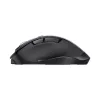 TRUST Fyda Office ergonomische rechter draadloze muis – RF + Bluetooth 5.2 – optisch 2400 DPI – 6 knoppen – zwart