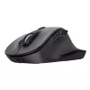 TRUST Fyda Office ergonomische rechter draadloze muis – RF + Bluetooth 5.2 – optisch 2400 DPI – 6 knoppen – zwart