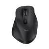 TRUST Fyda Office ergonomische rechter draadloze muis – RF + Bluetooth 5.2 – optisch 2400 DPI – 6 knoppen – zwart