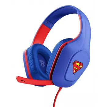 Trust GXT 415SM Zirox Headset bedraad hoofdband gaming blauw, rood