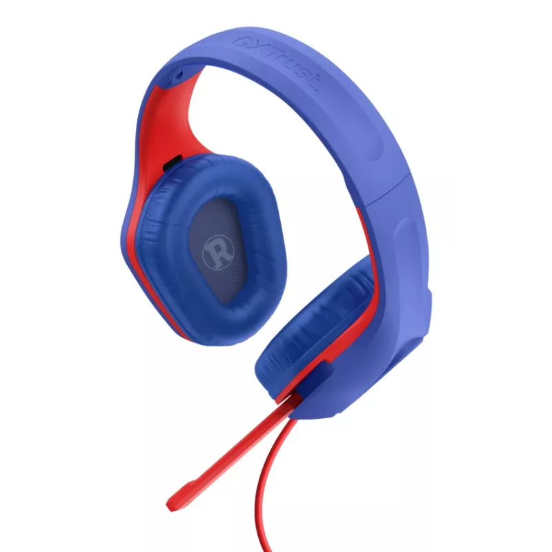 Trust GXT 415SM Zirox Headset bedraad hoofdband gaming blauw, rood