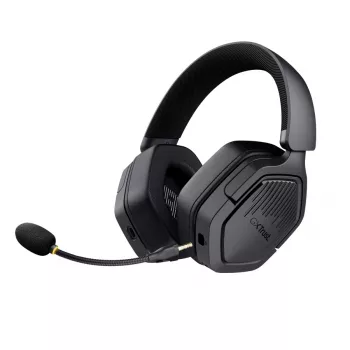 Headset TRUST GXT 493PS Carus — bedraad & draadloos (Bluetooth), omsluitend, hoofdband, 20–20000 Hz, 1,2 m, zwart