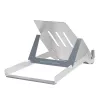 R-Go Tools laptopsteun R-Go Riser Basic, opvouwbare en verstelbare laptop-riser, aluminium, zilver