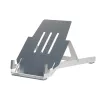 R-Go Tools laptopsteun R-Go Riser Basic, opvouwbare en verstelbare laptop-riser, aluminium, zilver