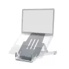 R-Go Tools laptopsteun R-Go Riser Basic, opvouwbare en verstelbare laptop-riser, aluminium, zilver