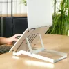 R-Go Tools laptopsteun R-Go Riser Basic, opvouwbare en verstelbare laptop-riser, aluminium, zilver