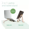 R-Go Tools laptop- en tabletstandaard R-Go Treepod, ergonomisch en modulair, verstelbaar, biobased