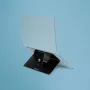 R-Go Tools laptopstandaard R-Go Riser Attachable, verstelbaar, geïntegreerd in je laptop, aluminium, zwart