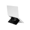 R-Go Tools laptopstandaard R-Go Riser Attachable, verstelbaar, geïntegreerd in je laptop, aluminium, zwart