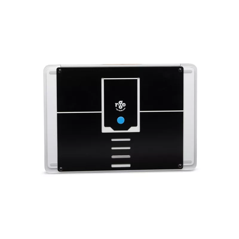 R-Go Tools laptopstandaard R-Go Riser Attachable, verstelbaar, geïntegreerd in je laptop, aluminium, zwart