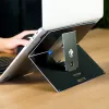 R-Go Tools laptopstandaard R-Go Riser Attachable, verstelbaar, geïntegreerd in je laptop, aluminium, zwart