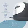 R-Go Tools ergonomische muis R-Go HE Break met pauzesoftware, groot (handmaat ≥ 185 mm), linkshandig, bedraad, zwart