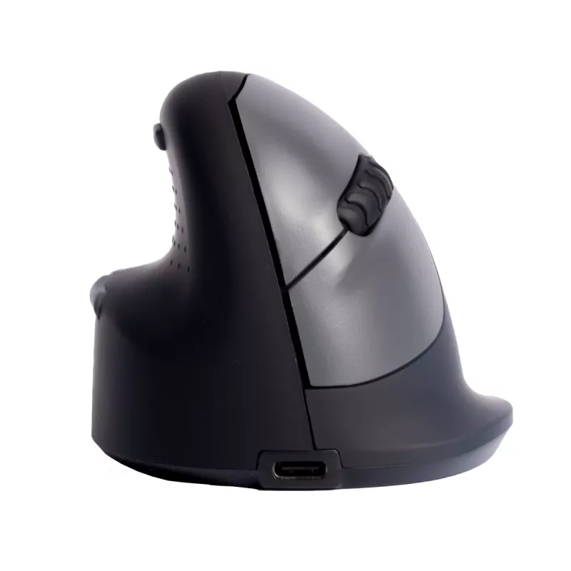 R-Go Tools ergonomische muis R-Go HE Break met pauzesoftware, medium (handmaat 165-185 mm), linkshandig, Bluetooth, zwart