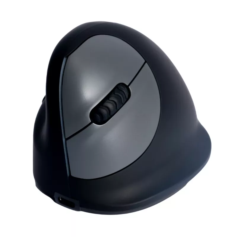 R-Go Tools ergonomische muis R-Go HE Break met pauzesoftware, medium (handmaat 165-185 mm), linkshandig, Bluetooth, zwart