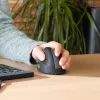 R-Go Tools ergonomische muis R-Go HE Break met pauzesoftware, medium (handmaat 165-185 mm), linkshandig, Bluetooth, zwart