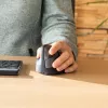 R-Go Tools ergonomische muis R-Go HE Break met pauzesoftware, medium (handmaat 165-185 mm), linkshandig, Bluetooth, zwart