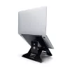 R-Go Tools laptopstandaard R-Go Riser Document, ergonomische, opvouwbare en verstelbare standaard met documenthouder, zwart