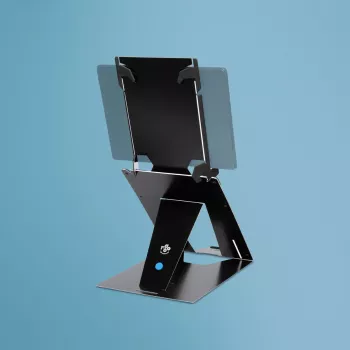 R-Go Tools tablet- en laptopstandaard R-Go Riser Duo, geschikt voor 10–22 inch scherm, zwart