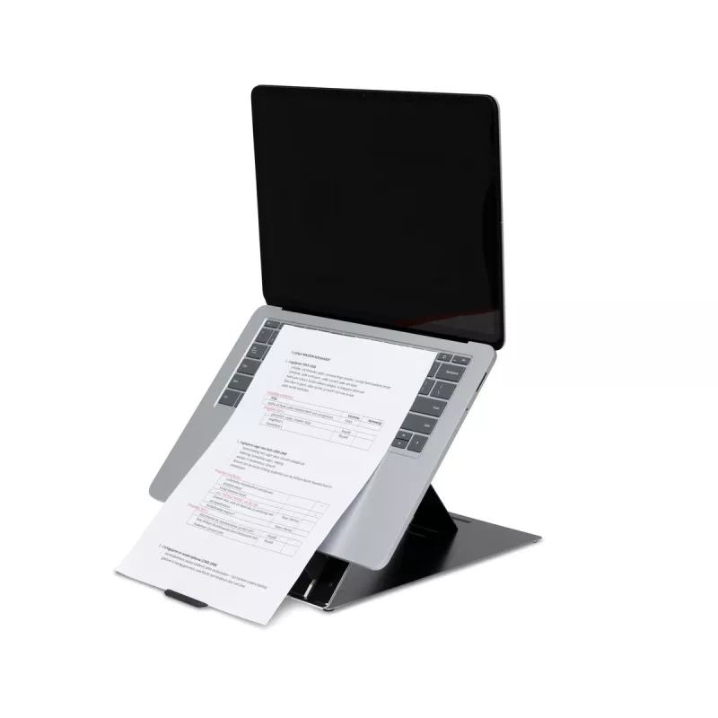 R-Go Tools tablet- en laptopstandaard R-Go Riser Duo, geschikt voor 10–22 inch scherm, zwart
