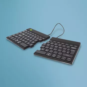 R-Go Tools ergonomisch toetsenbord R-Go Split Break met pauzesoftware, ergonomisch gesplitst toetsenbord, QWERTY (UK), Bluetooth, zwart