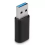 Lindy USB 3.2 Type-A naar C-adapter, USB 3.2 Type-A, USB 3.2 Type-C, Zwart