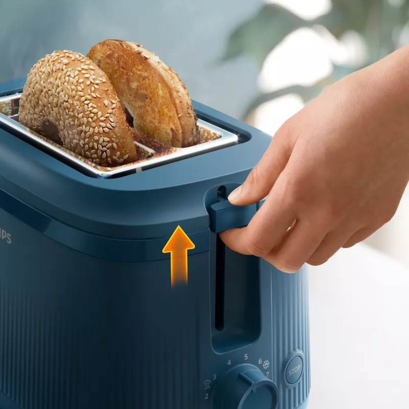 Philips 3000 serie HD2511/70 Toaster 8 2 sneetjes 830 W Blauw