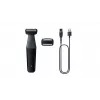 Lichaamstrimmer Philips BODYGROOM Series 3000 BG3017/01 spatwaterdicht Zwart Grijs