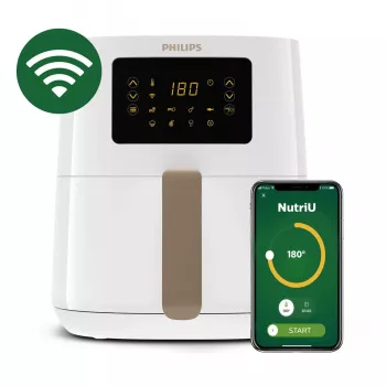 Philips 5000 Serie HD9255/30 heteluchtfriteuse enkel 4,1 l vrijstaand model 1400 W goud, wit