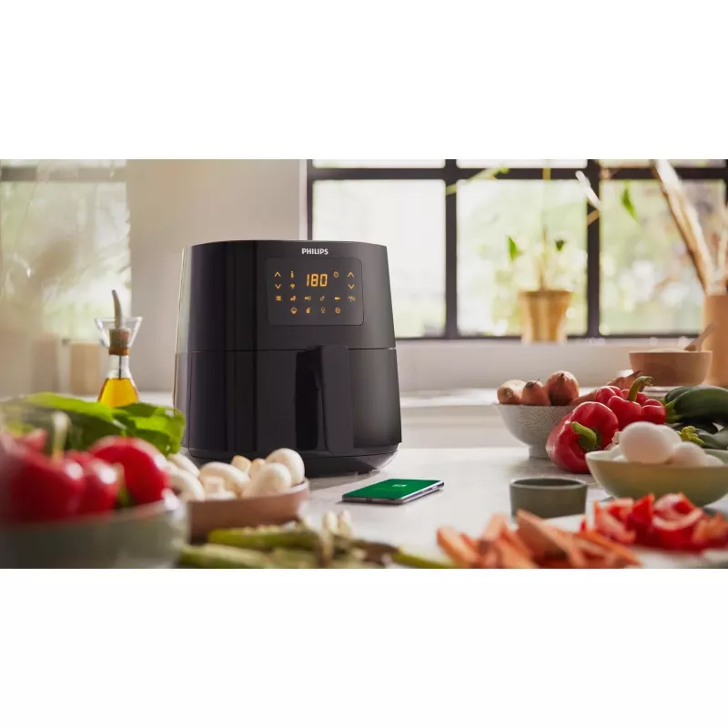 Philips 5000 Serie HD9255/30 heteluchtfriteuse enkel 4,1 l vrijstaand model 1400 W goud, wit