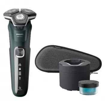 Elektrisch roterend scheerapparaat Philips Series 5000 S5884/50 — 3-kops rotatie, nat & droog scheren, USB-oplaadbaar