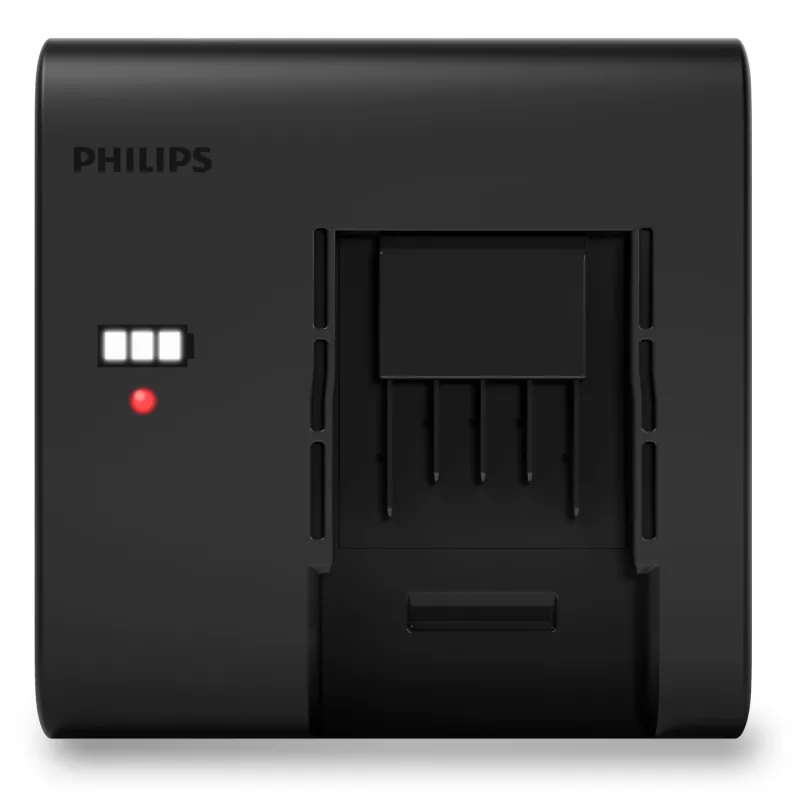 Accu Philips XV1797 voor steelstofzuiger, zwart