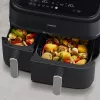 Heteluchtfriteuse Philips 5000 Serie NA551/00 — 9 l inhoud, 2300 W, touchbediening, LED-display, zwart/zilver