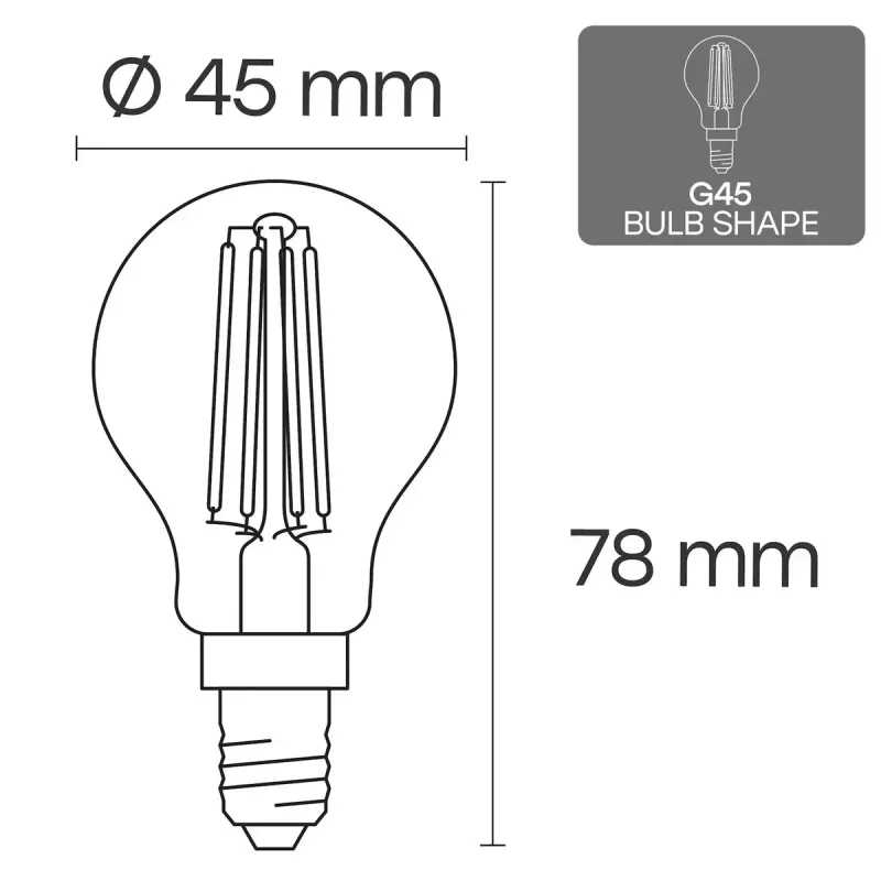 LED-lamp VISIONAL VS-B-2, 4 W, 520 lm, warmwit/koudwit opties