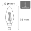 LED-lichtbron VISIONAL VS-B-6, 6 W opgenomen vermogen, 840 lm lichtstroom