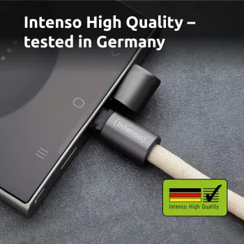 USB-kabel Intenso telefoonketting 1,65 m USB-C beige