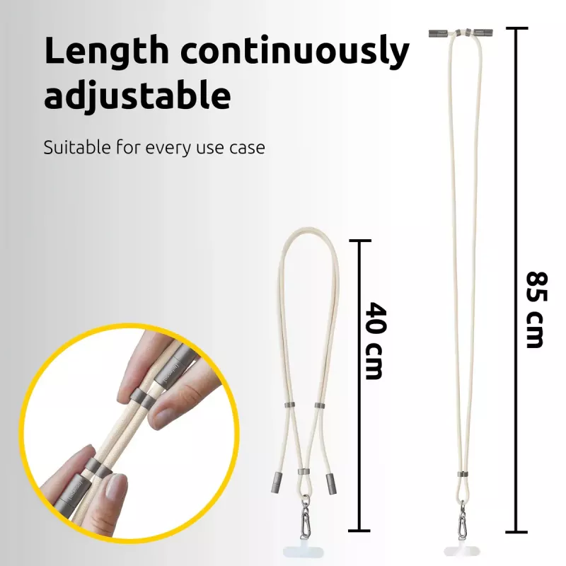 USB-kabel Intenso telefoonketting 1,65 m USB-C beige