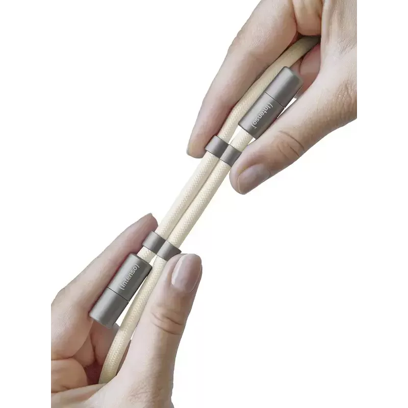 USB-kabel Intenso telefoonketting 1,65 m USB-C beige