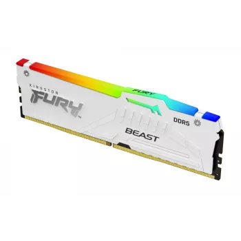 Kingston Technology FURY Beast 32GB 6000MT/s DDR5 CL36 DIMM White RGB EXPO