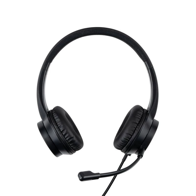 Lindy 20439 USB-C-kantoorheadset met USB-A-naar-USB-C-adapter