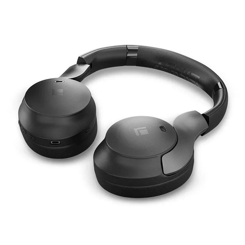 Lindy LHXW-e draadloze hoofdtelefoon met actieve ruisonderdrukking - zwart