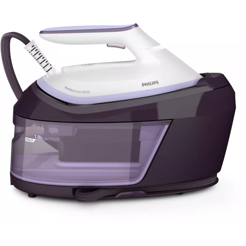 Stoomstrijkstation Philips PSG6024/30 — 2400 W, 500 g/min stoomstoot, 1,8 L tank, SteamGlide Plus-strijkzool
