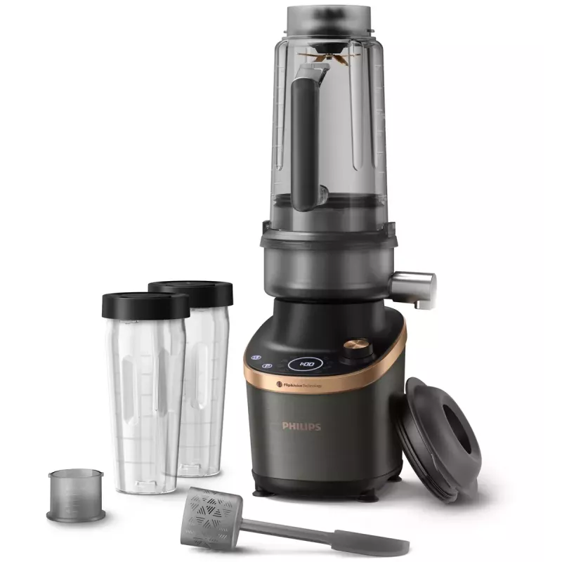 Keukenmixer Philips Flip&Juice™ HR3770/10 zwart koper