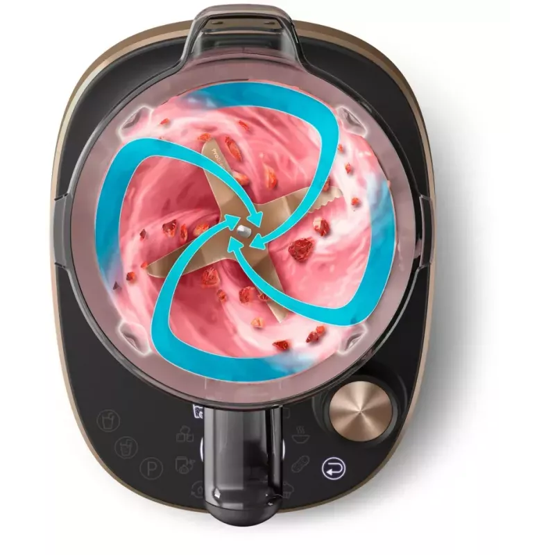 Keukenmixer Philips Flip&Juice™ HR3770/10 zwart koper